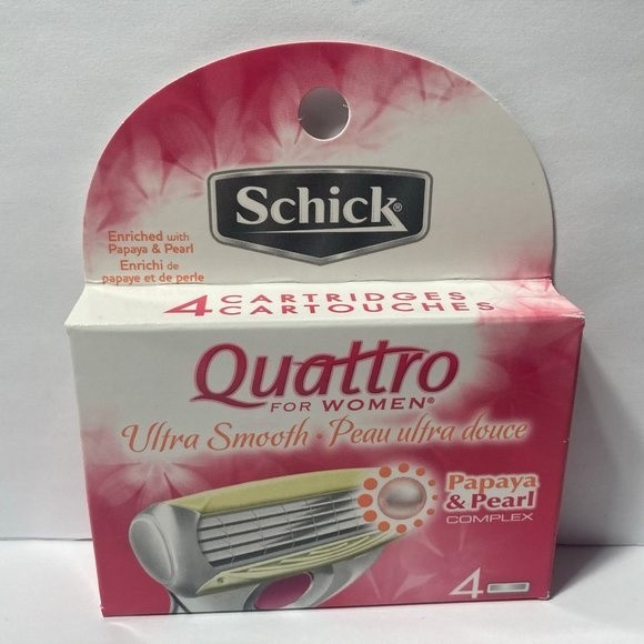 Schick Quattro Women Ultra Smooth Papaya Razor Blades Refills - Picture 2 of 13